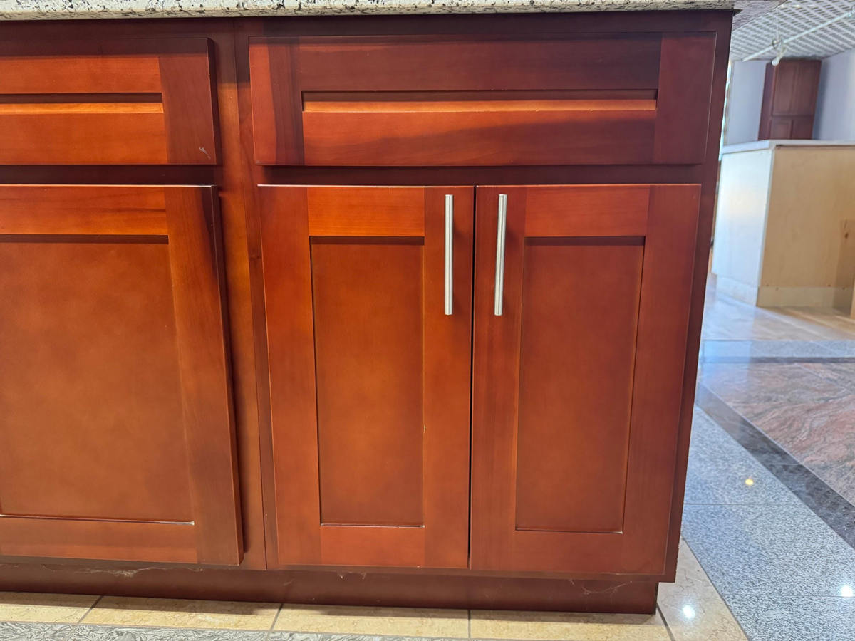 Cherry Shaker style cabinet